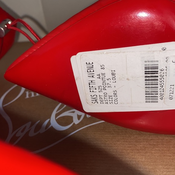 Christian Louboutin  Red Astro Pointue boots - Picture 6 of 9